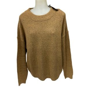 VERO MODA Melidith Stitch Fix Sweater XL Brown Long Sleeve mock neck pul…